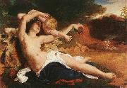 Brocky, Karoly Venus and Amor oil painting reproduction
